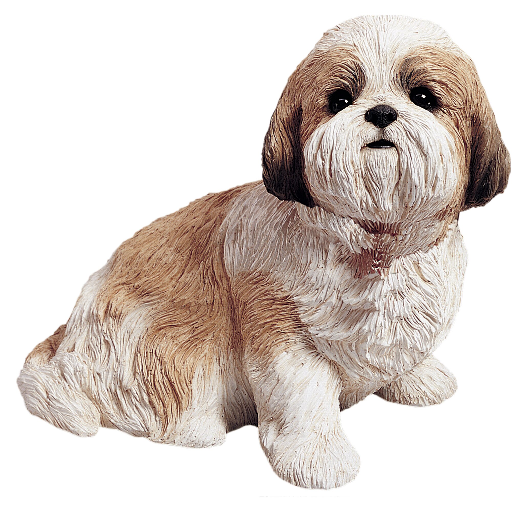 Sandicast Life Size Sitting Shih Tzu Figurine & Reviews | Wayfair